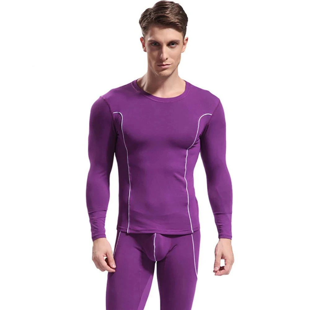 2022 Men Underwear Long Johns Set High Quality Long Sleeve Customise