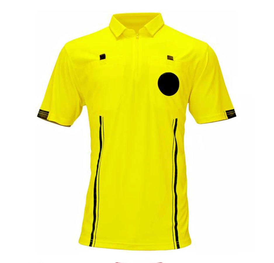 Sublimation Soccer Referee Shirt Football Referee Jersey Short Sleeve