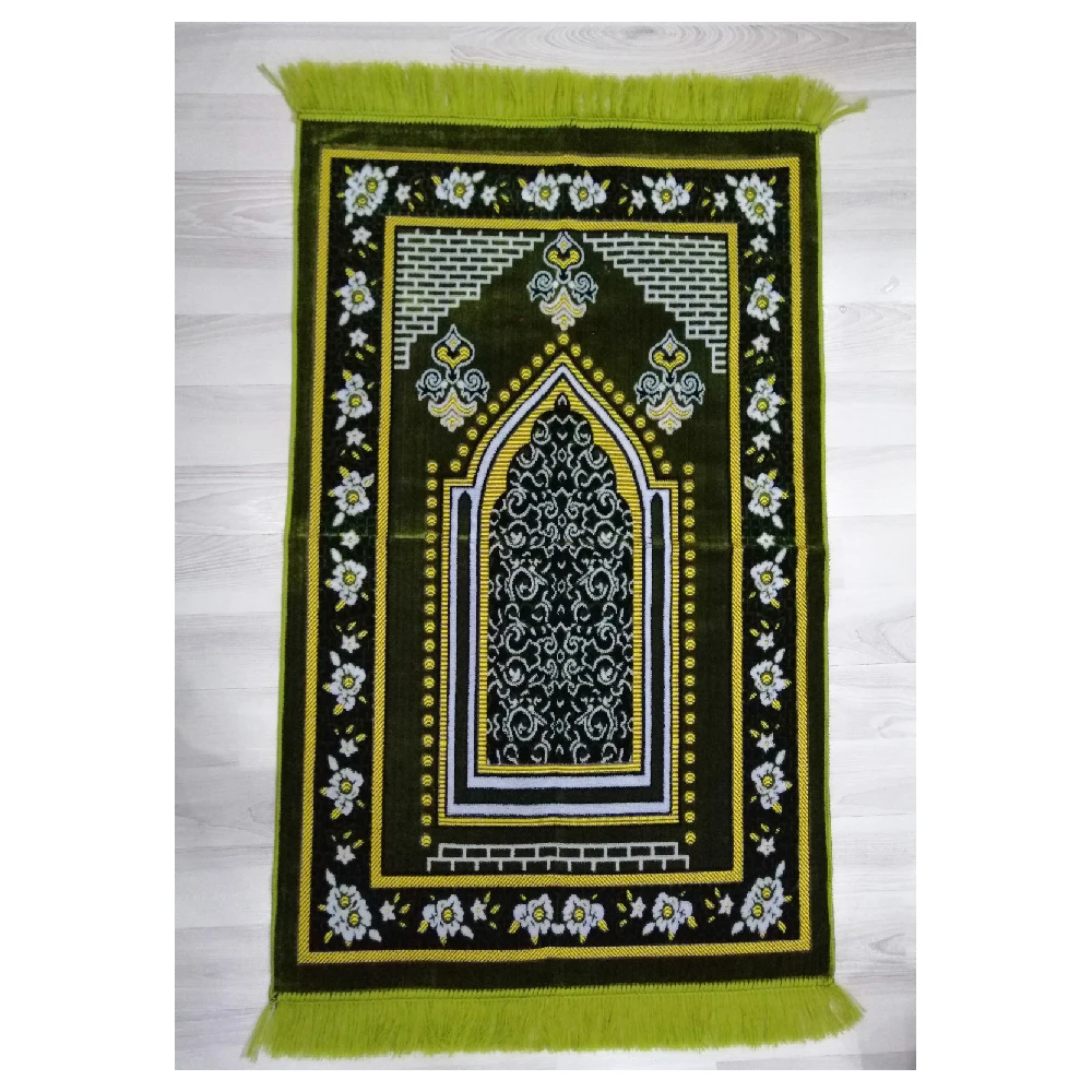 Best Quality Velvet Star Islam Prayer Mat Prayer Rug From Turkey