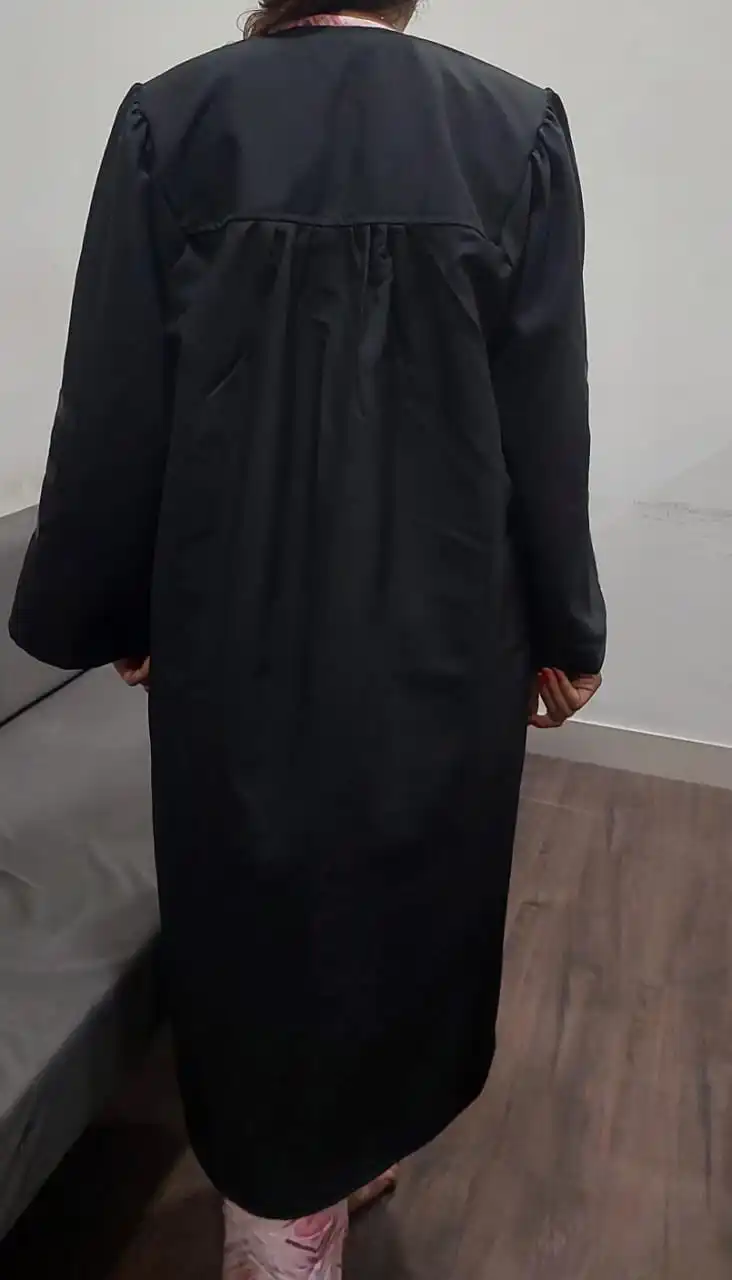 Unisex Adult Matte Finish Graduation Gown And Cap With Tassel - Buy