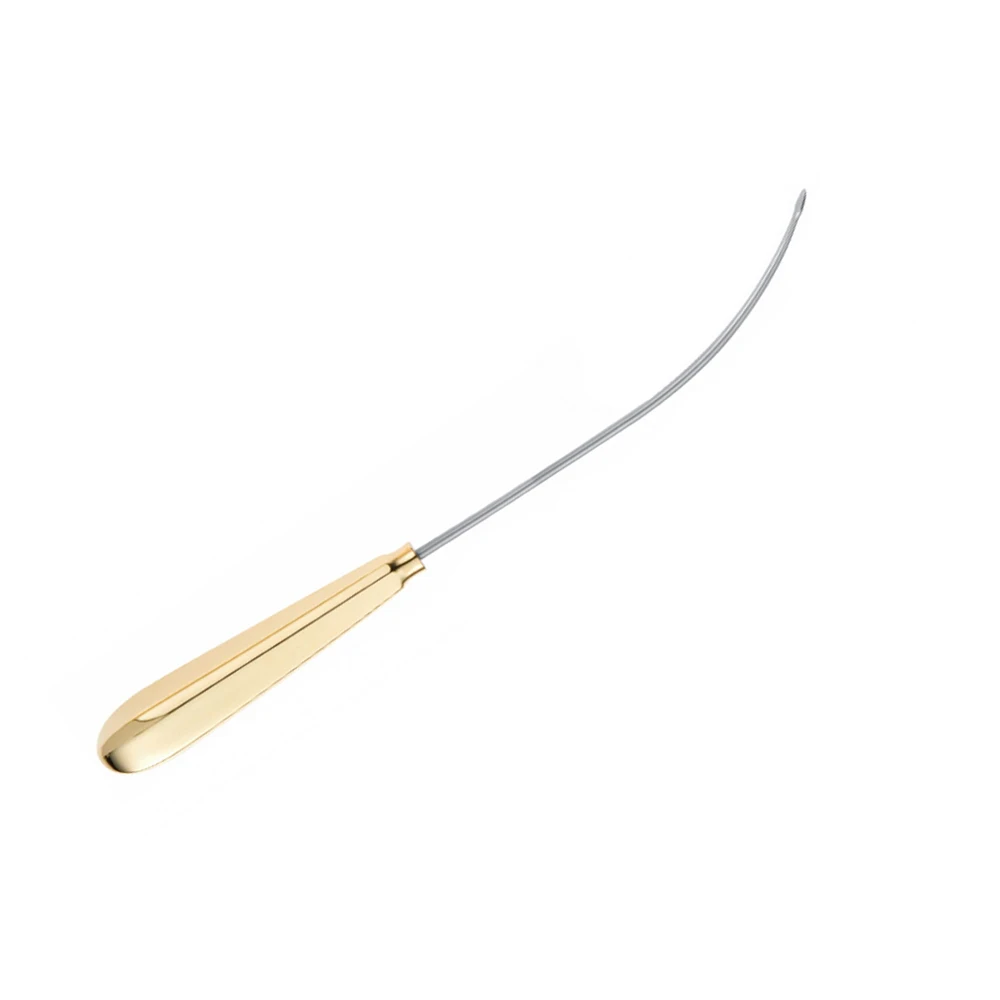 Daniel Endoscopic Forehead Transoraler Dissector 235cm 7mm Curved Plastic Surgery Instruments