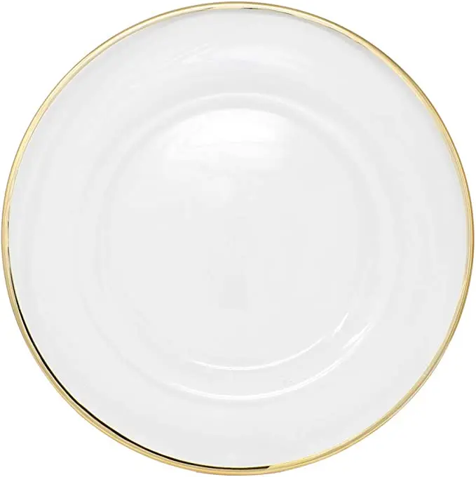 New Fancy Metal Charger Plate Handmade Classic Stylish Wholesale