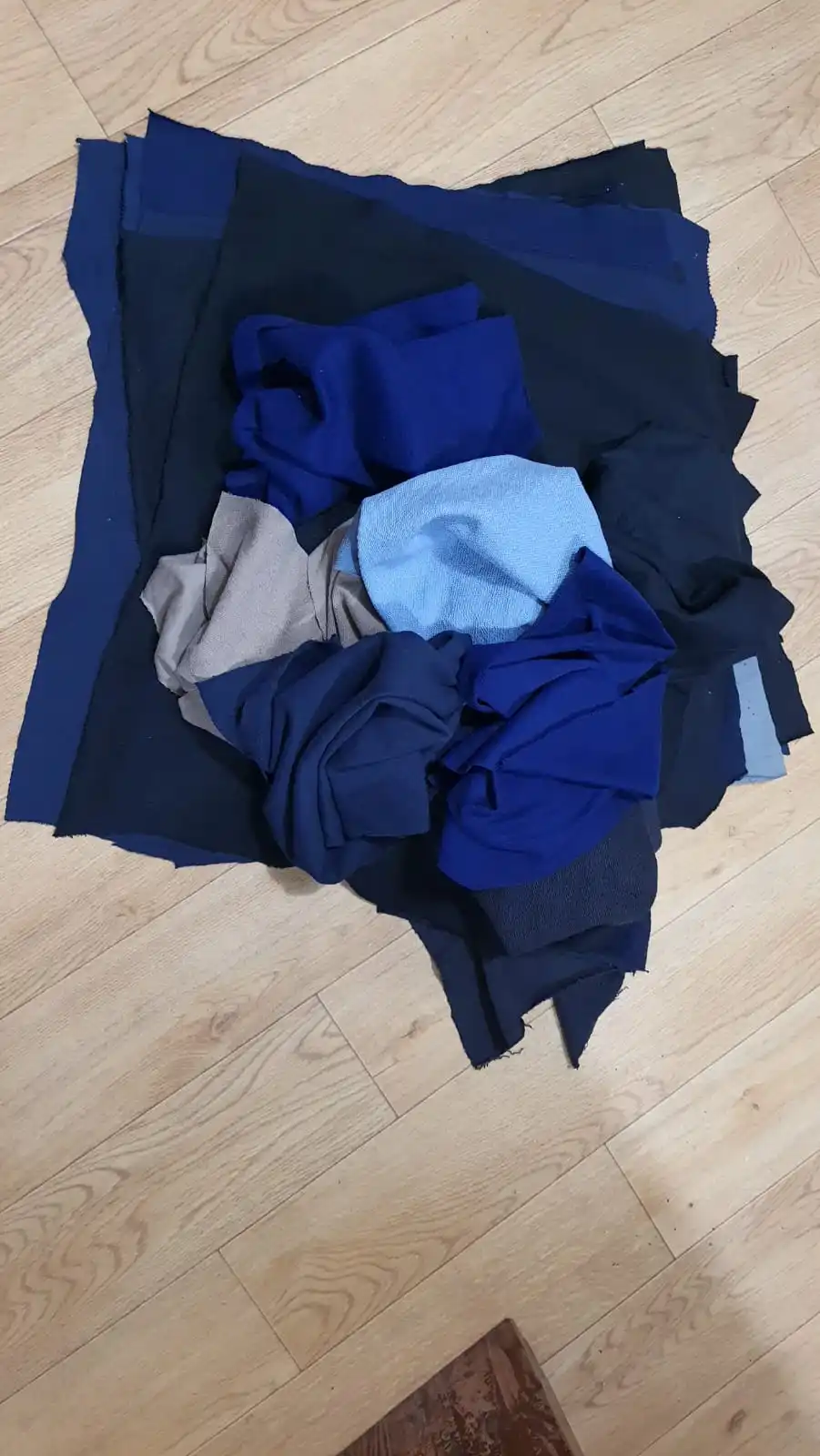 Garment Fabric Waste Dark Color Terry Fabrics Swift Shirt Fabrics