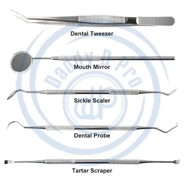 Basic Dental Instruments Kit German Stainless Steel Extracting Forceps