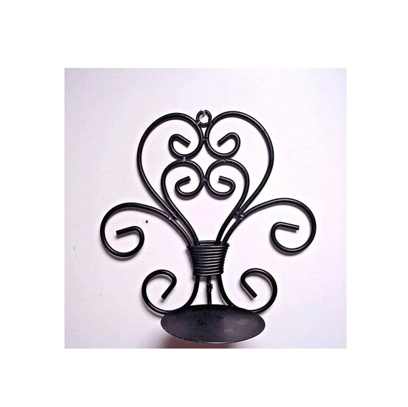 Wrought Iron Lighting Indoor Wall Mounted Candle Sconce Wedding