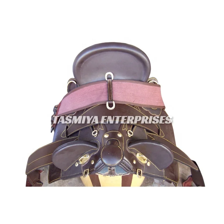 Tasmiya Enterprises Australian Stock Saddle 100 Genuine Leather Horse