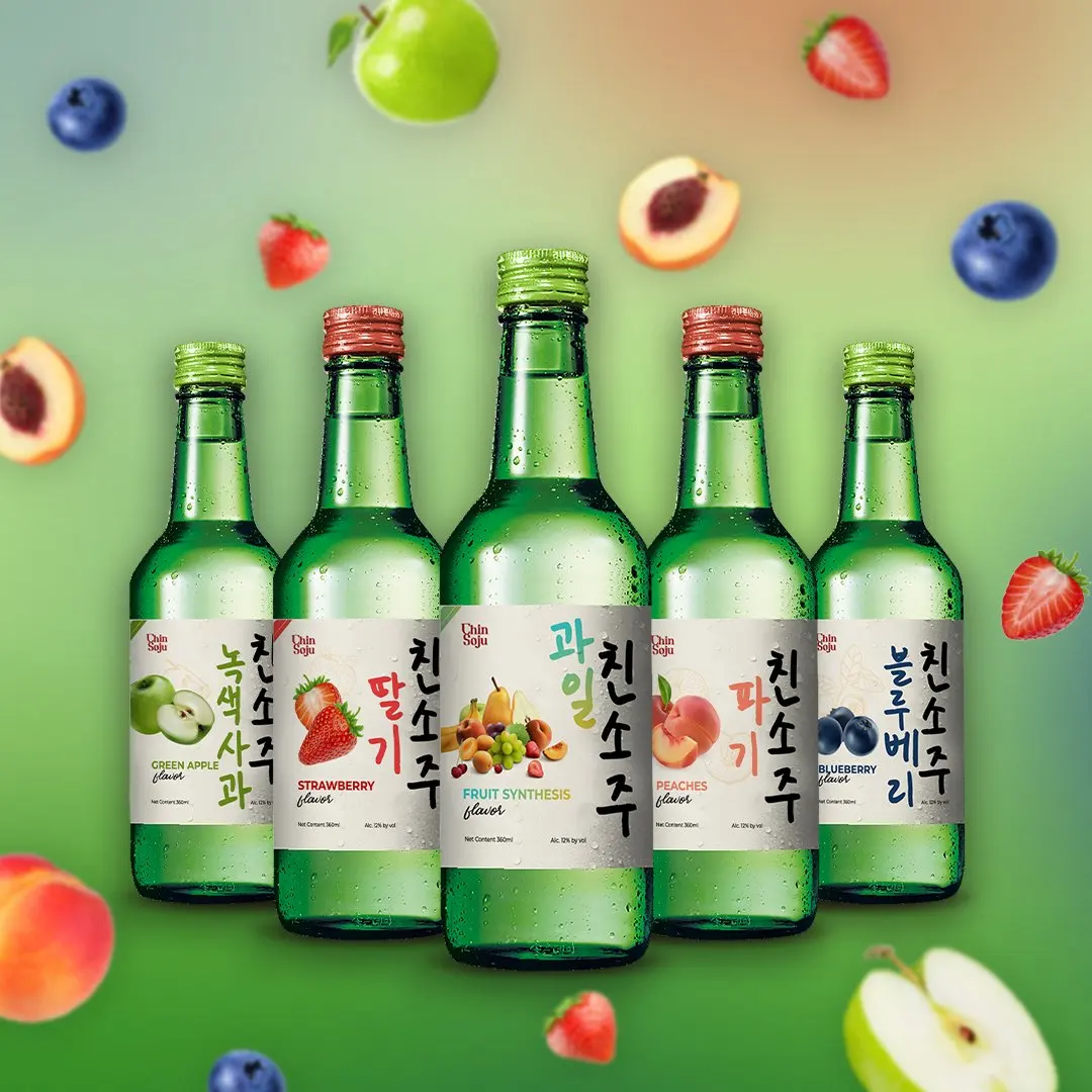 Chin Soju 360ml Koreanische Soju Fruchtaromen Mit Gutem Geschmack