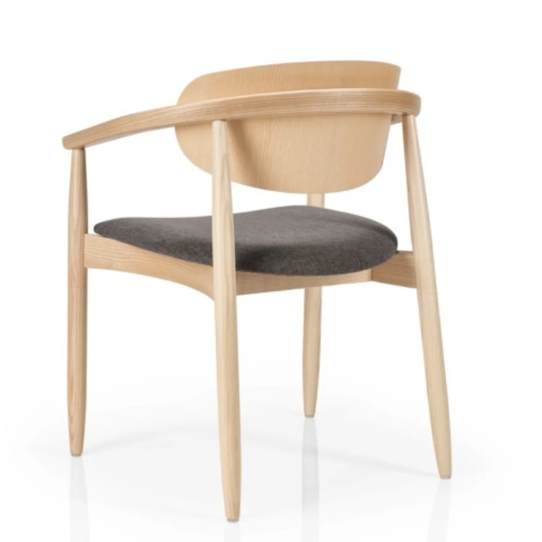 Luxury Modern Cheap Dining Chair Patio Style Wooden Leather Or Fabric