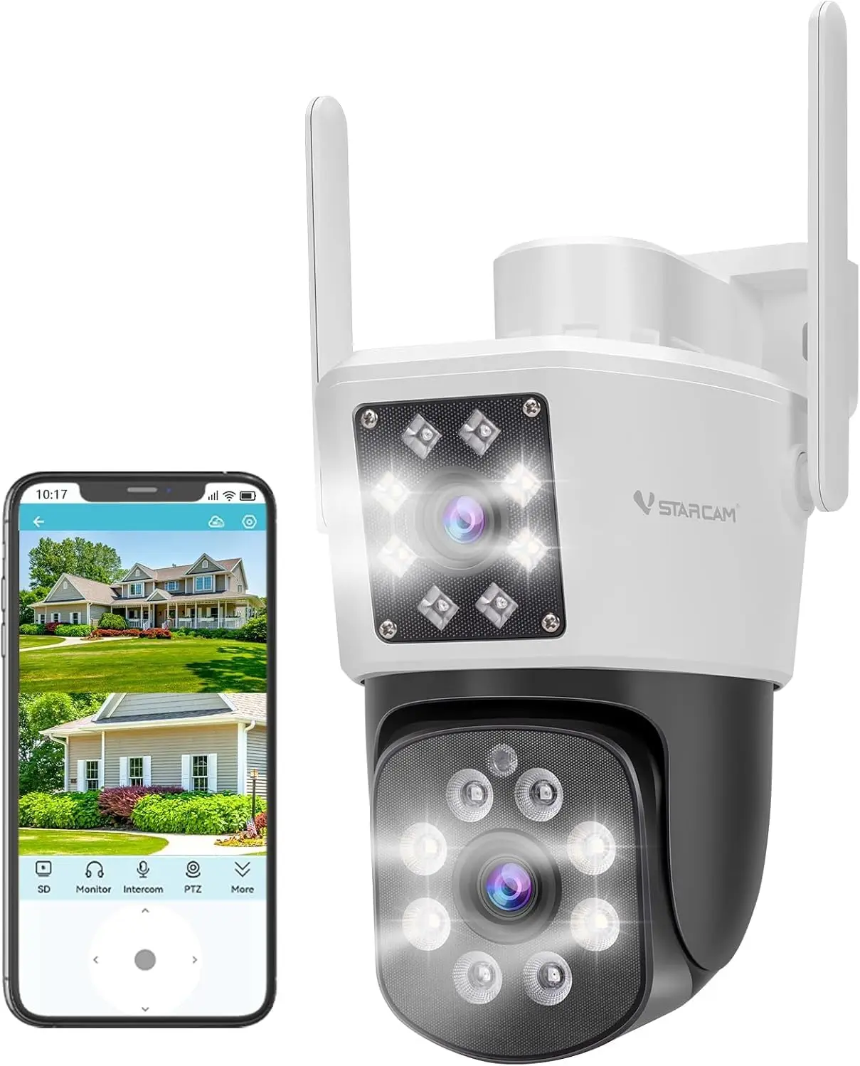VSTARCAM 2MP+2MP Outdoor Security Camera