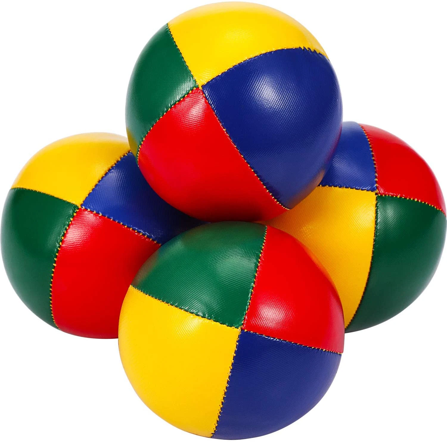 Juggling Ball Made In Artificial Leather Pu Inside Filling Birdseeds
