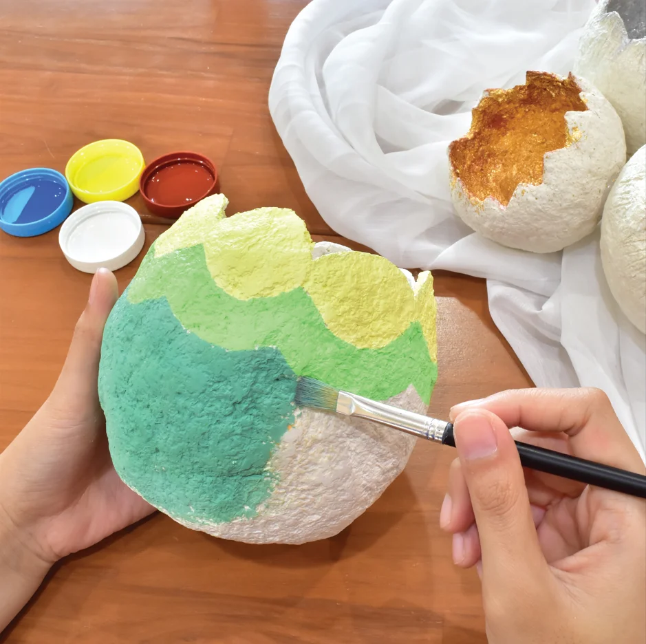 New Style Nara Paper Mache 100 G. Made Of Paper Pulp,Easy To Use Just