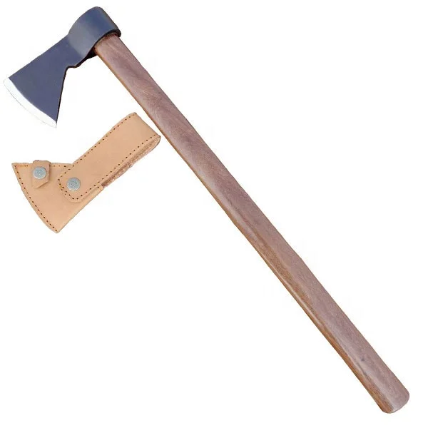 Lot De 2 Tomahawks Vikings Forgés Main – Acier Au Carbone Vernis (neufs)