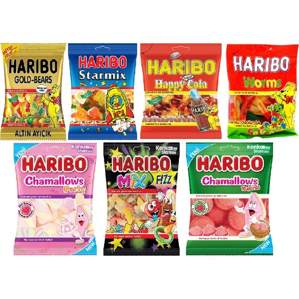 Haribo Phantasia Gummi Candy 80 Gr X 24 All The Time Fresh Stock And ...