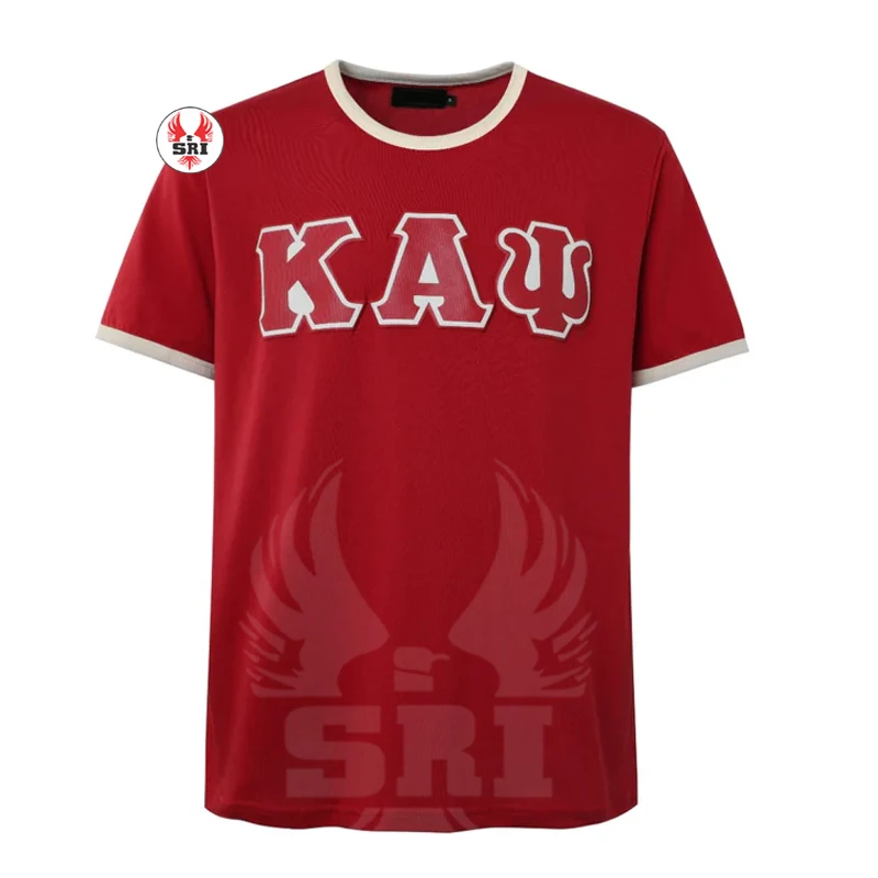 Kapa | Alpha | Psi T Shirts Custom Made Embroidery Greek Letters Men T ...