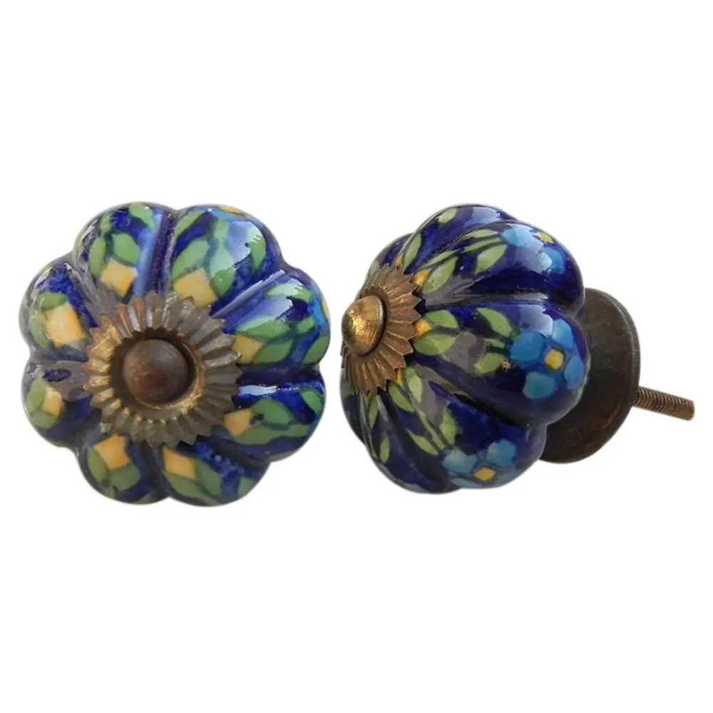 Wholesale Ceramic Furniture Knobs Multicolor Vintage Pulls Natures