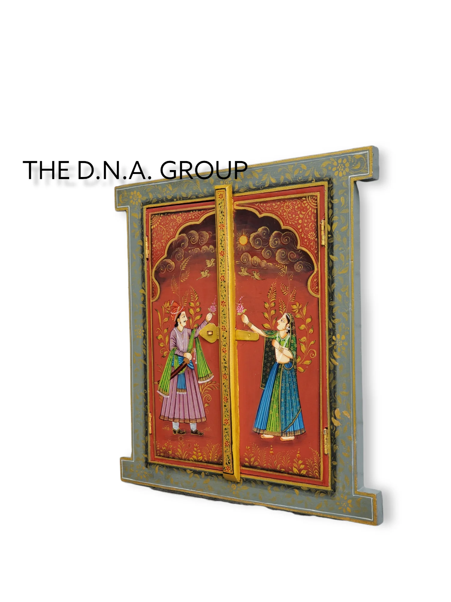 Hand Carved Wooden Window Frame Wooden Interior Wall Decor Hand Carved