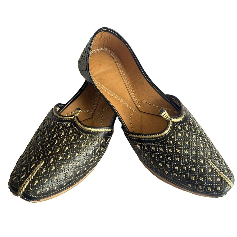 Men's Traditional Handmade Khussa / Punjabi Jutti Ethnic Sandal / Foot ...