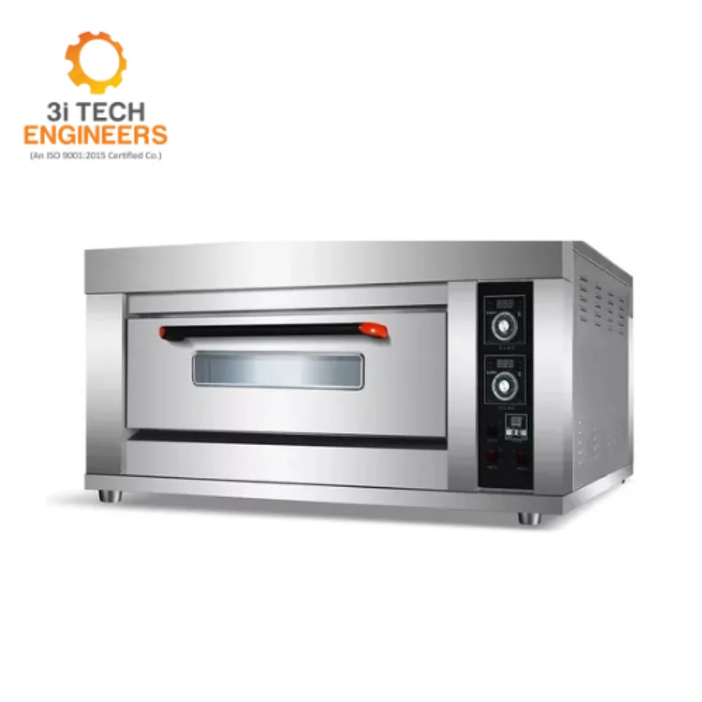 Automatic Commercial Bread Baking Oven Bakery Equipment 1 Deck 2 Trays