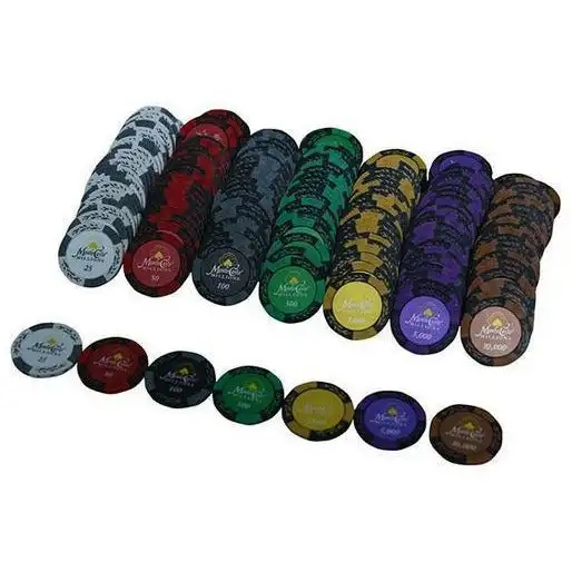 Monte Carlo Poker Chips,Full Customisable,Clay Material,Bulk Orders
