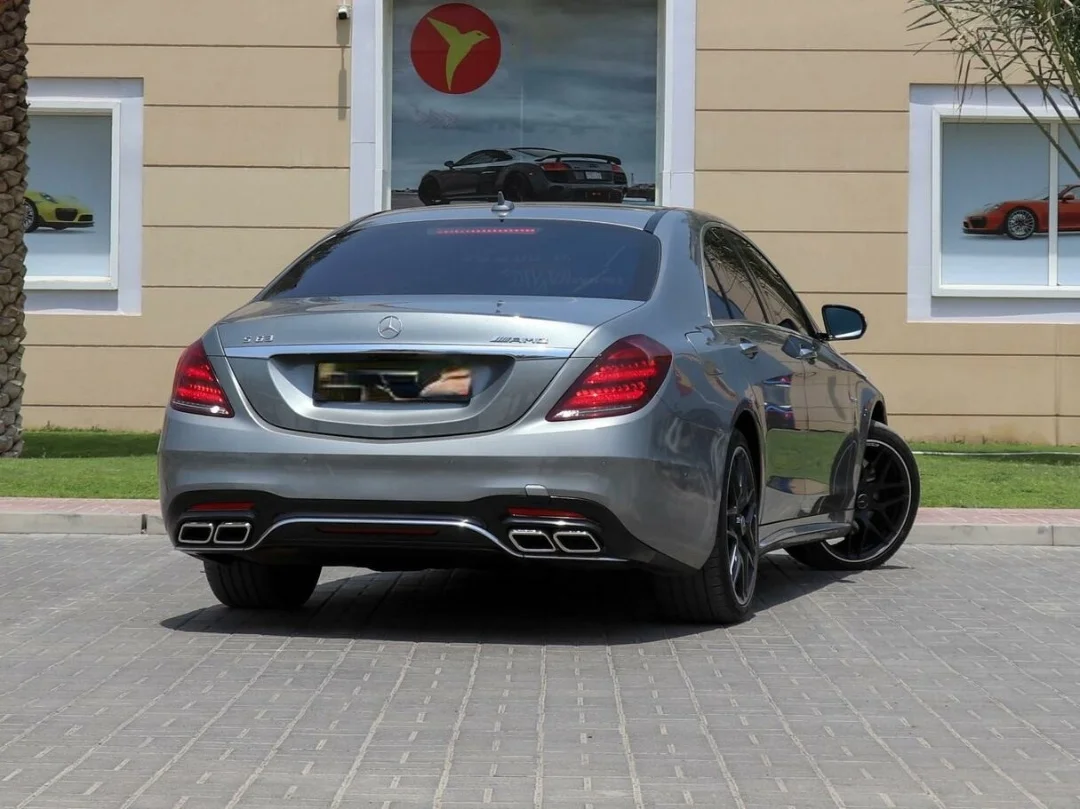 Merdance Benz 2017 MER CEDES BENZ S63 AMG V6 GCC Used AWD with Leather Seats ACC ...