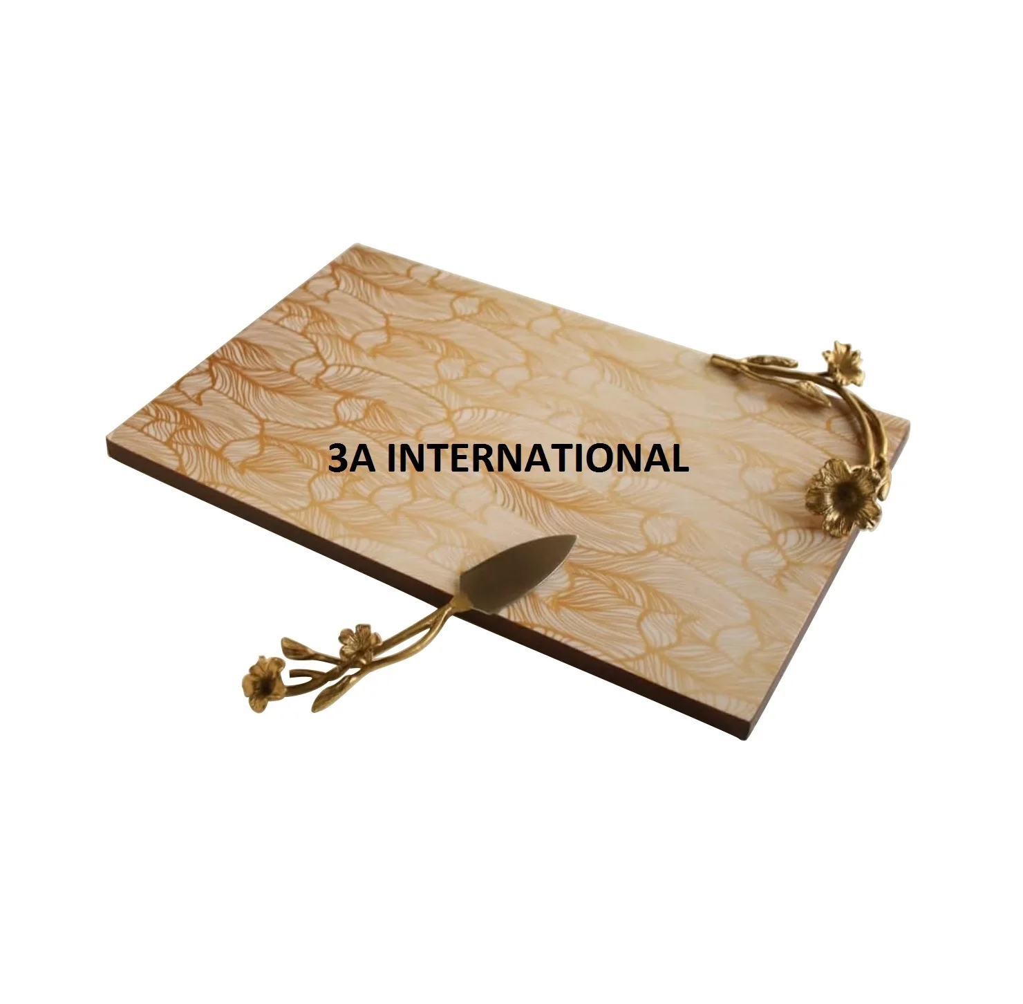 Classic Design Wooden Serving Tray For Restaurant Cafe Hotels Usage