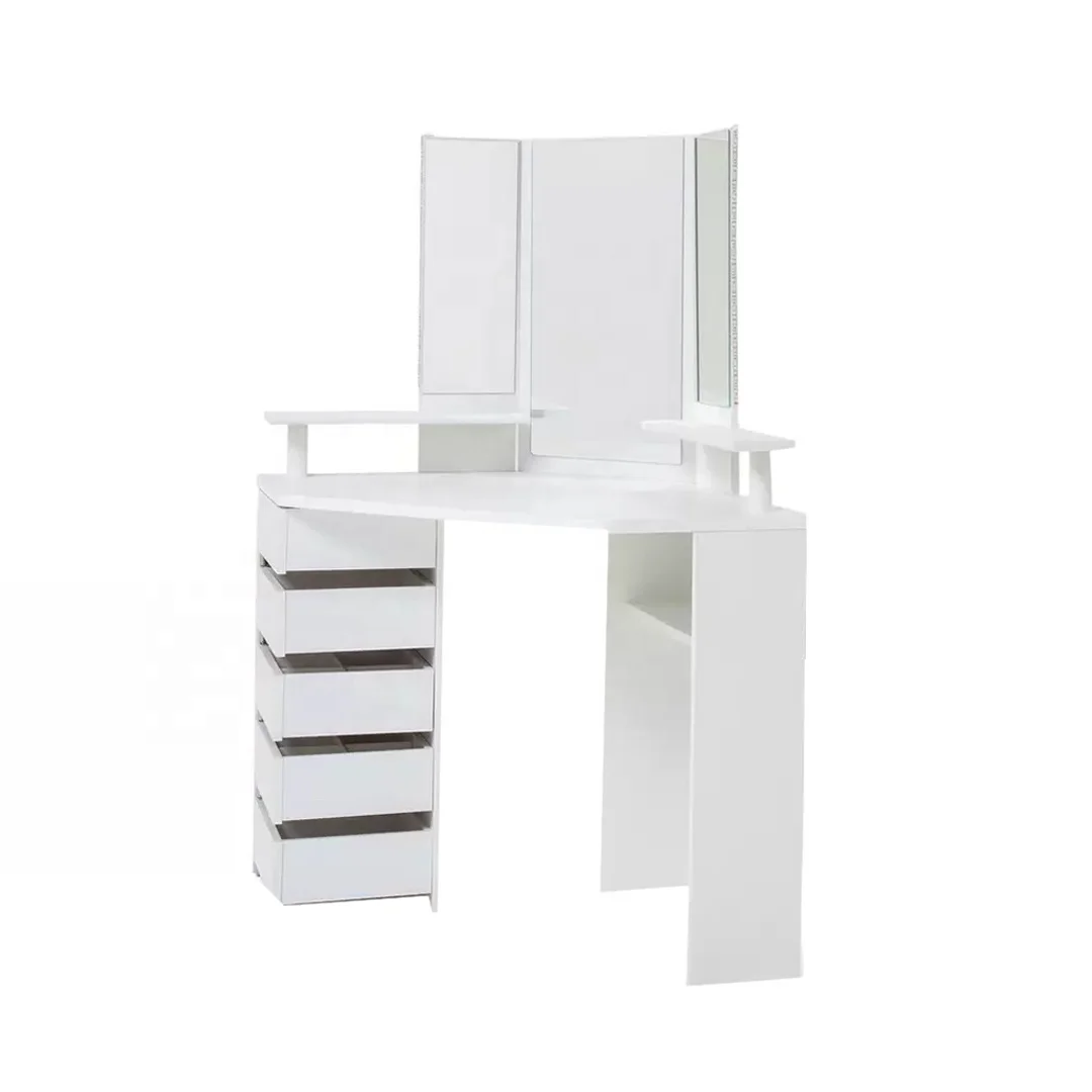 Make Up Vanities Dressing Table White Solid Teak Wood Buy Make Up Vanity Make Up Vanity Set
