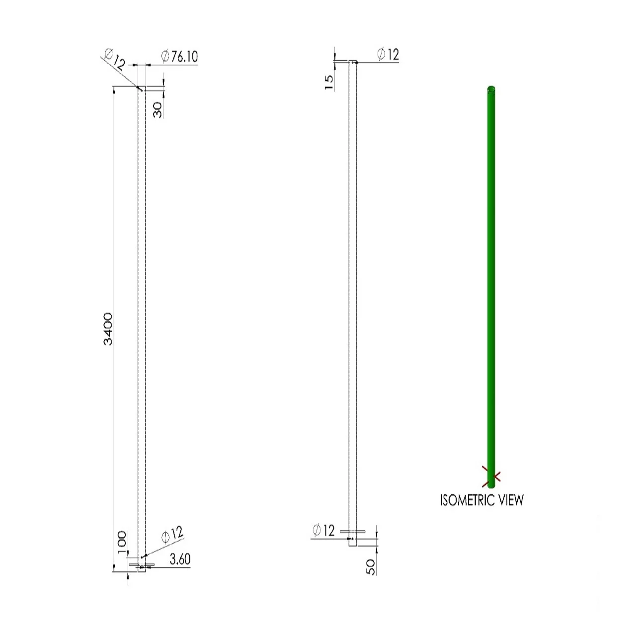 Top Grade Material Modular Fence Post For Multi Type Uses Fence Post By