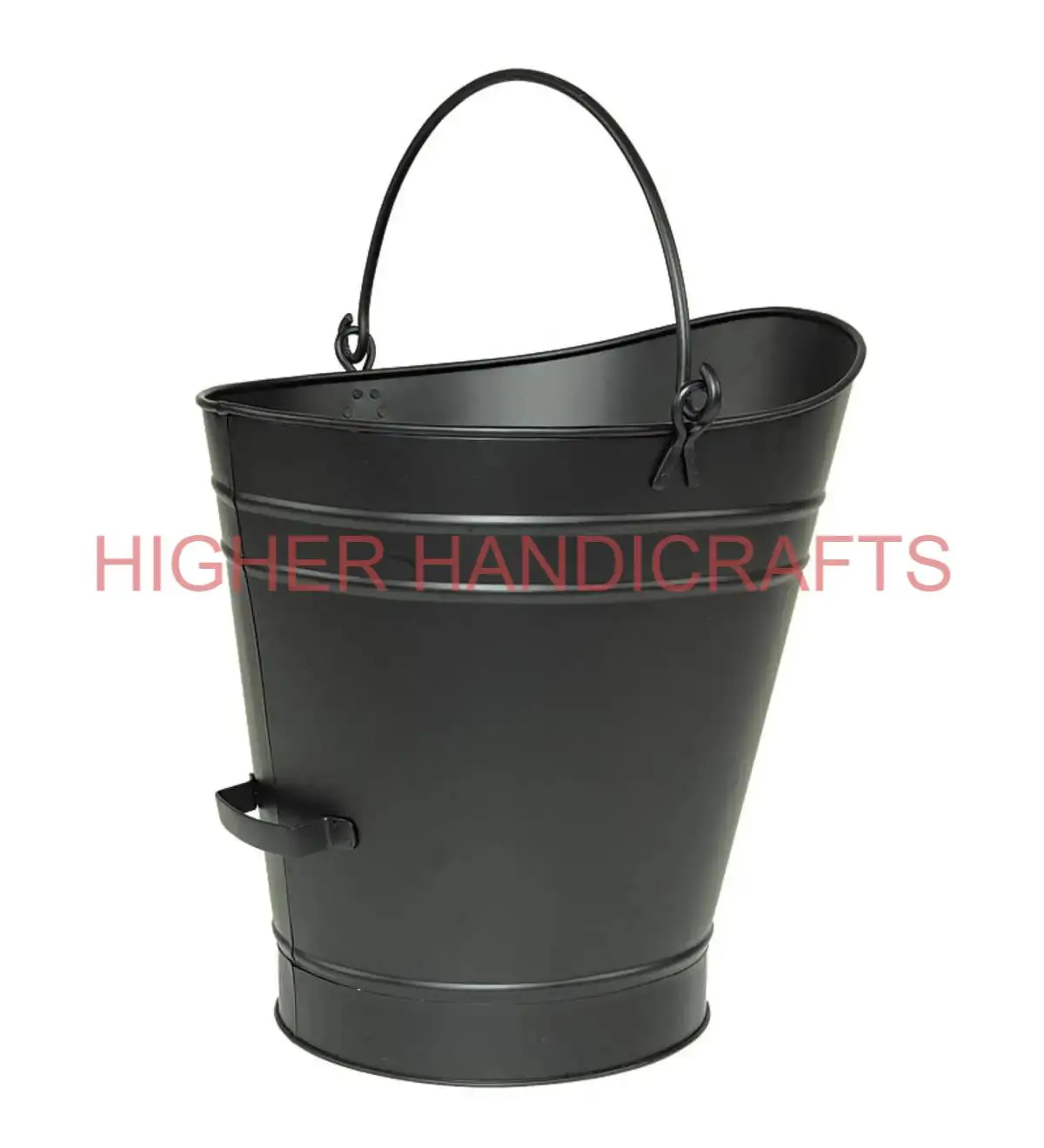 Scuttle Hod Ash Can Fire Pits Pail Pellet Coal Hod Basket Iron Coal