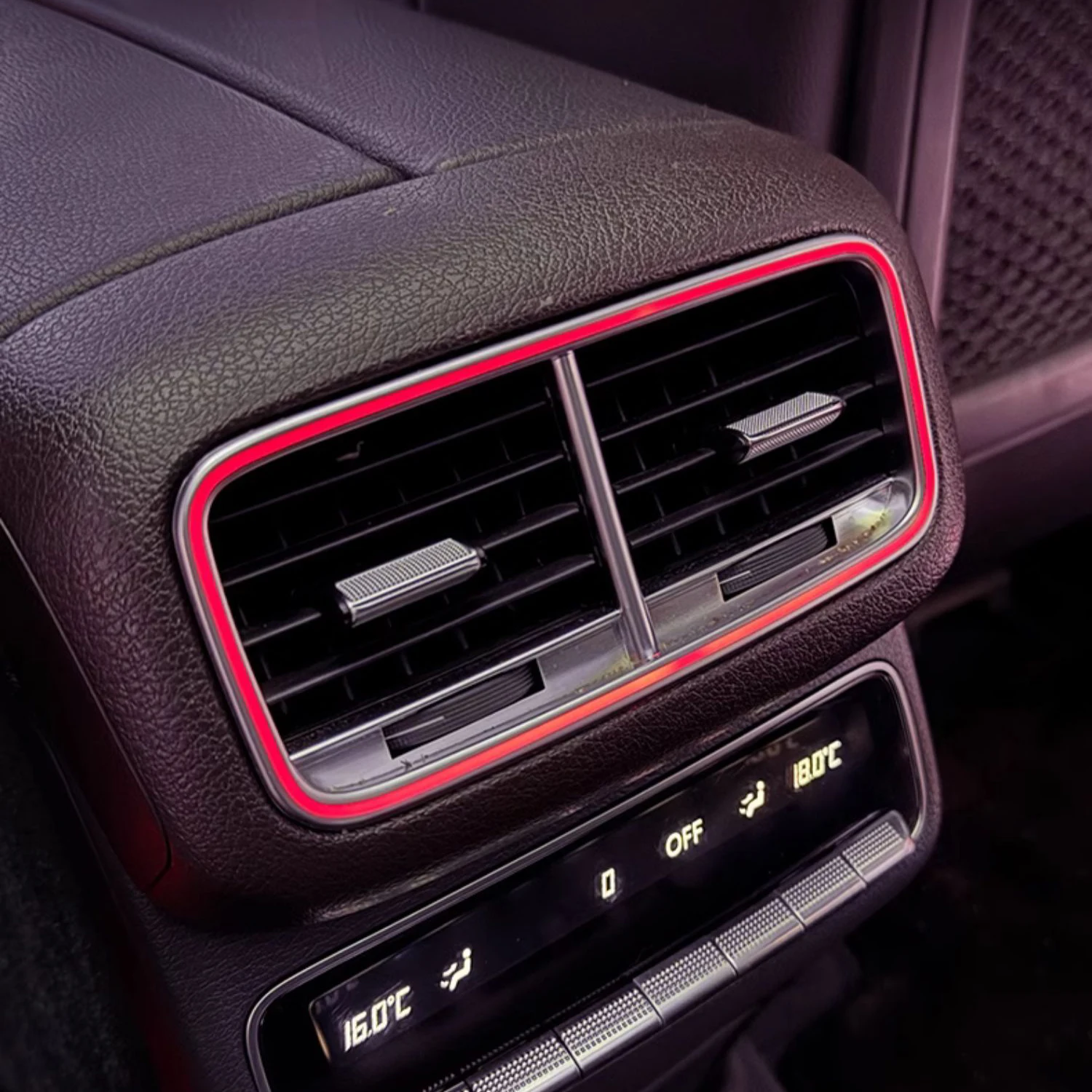 W167 LED Rear Air Vent 64 Color Ambient Light for Mercedes Benz