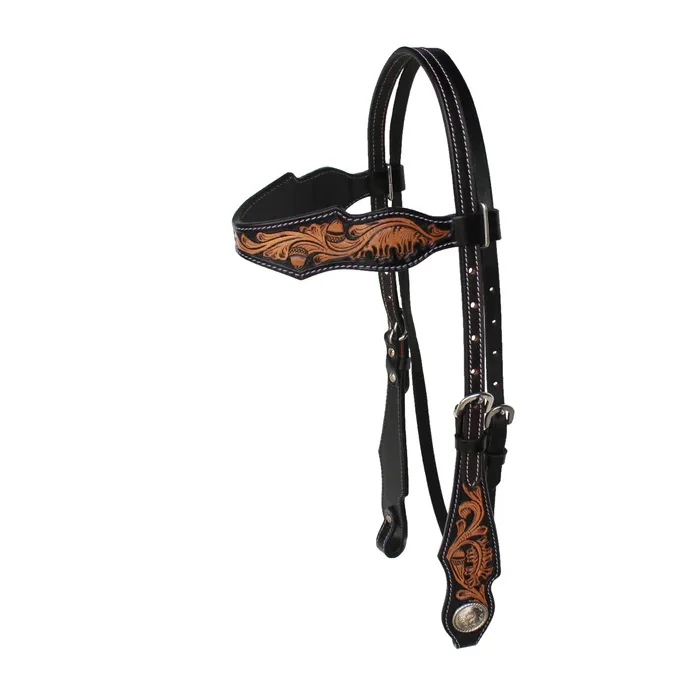 Wholesale Custom Western Leather Horse Headstall Available In Best