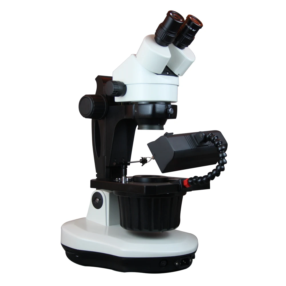 Gemological Swivel Binocular Microscope Modelrgm Used To Distinguish