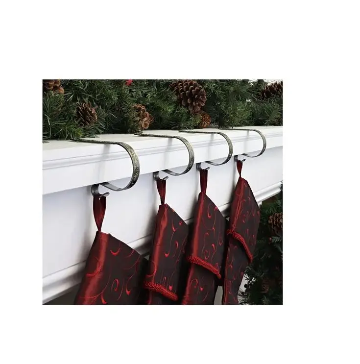 Tall metal christmas stocking holder