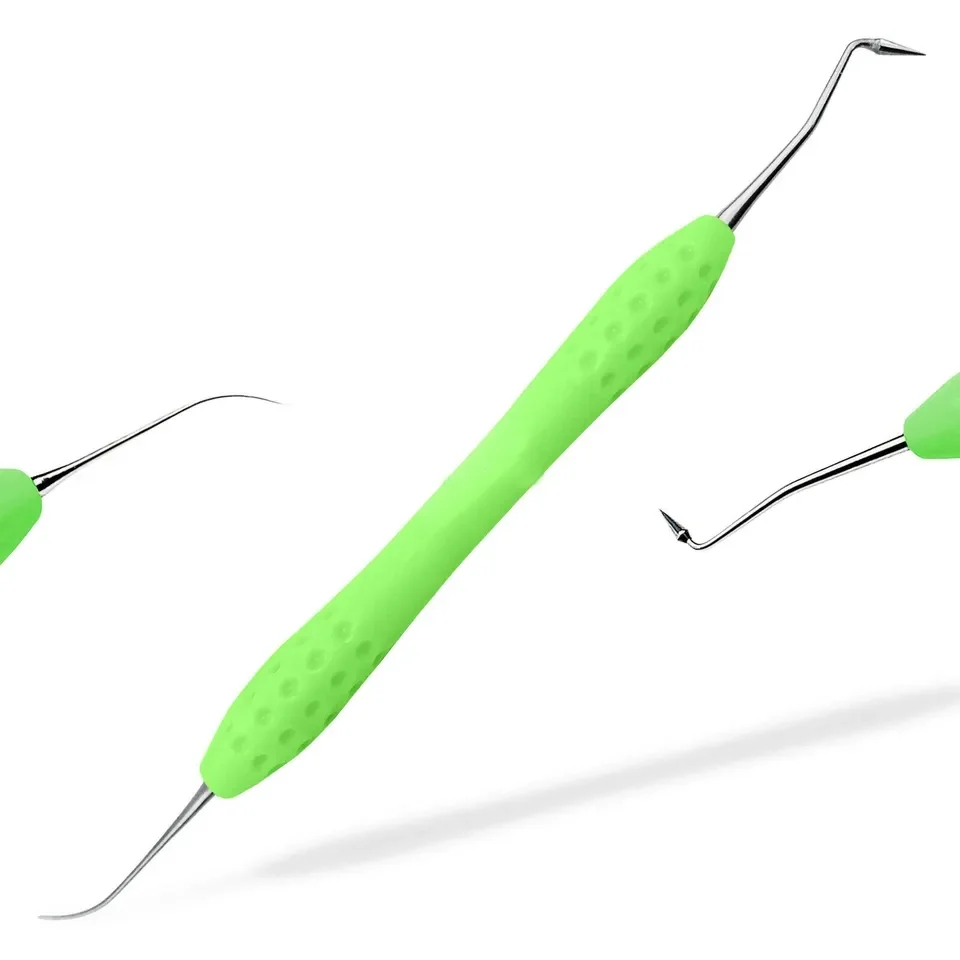 Composite Resin Filling Instruments Surgical Dental Silicon Handle