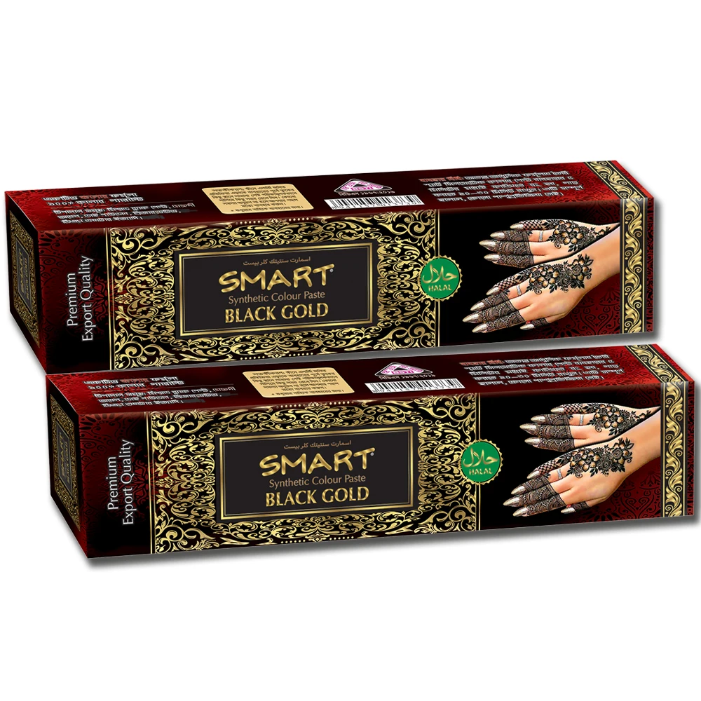 Black Cone Henna Mehndi Paste Manufacture In Good Quality Temporary