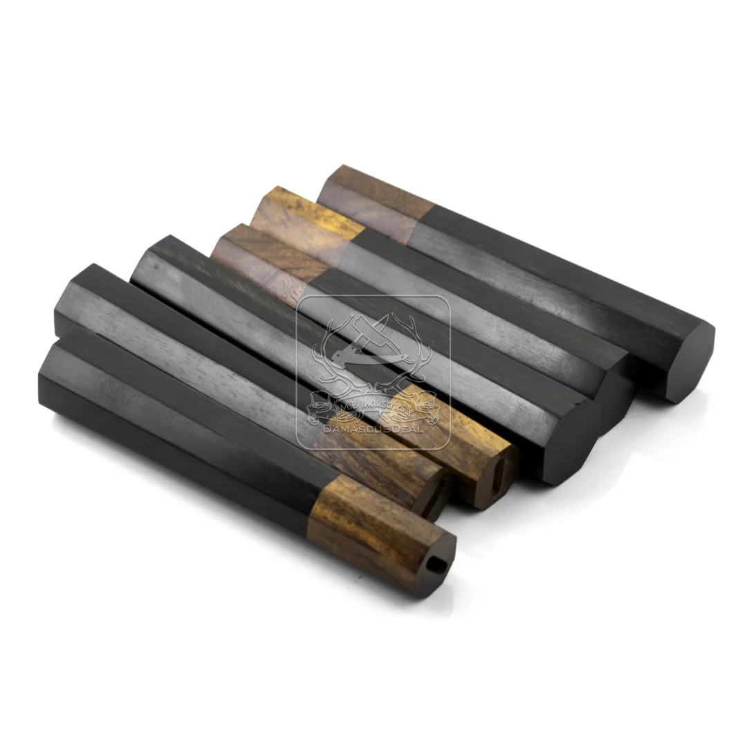 Octagonal Kitchen Knife Handle Ddoctaolive102 Handmade Japanese Style Wood Handle Rosewood