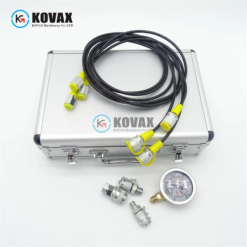 Excavator Pressure Gauge Oil Pressure Test Gauge Hydraulic Gauge Pilot