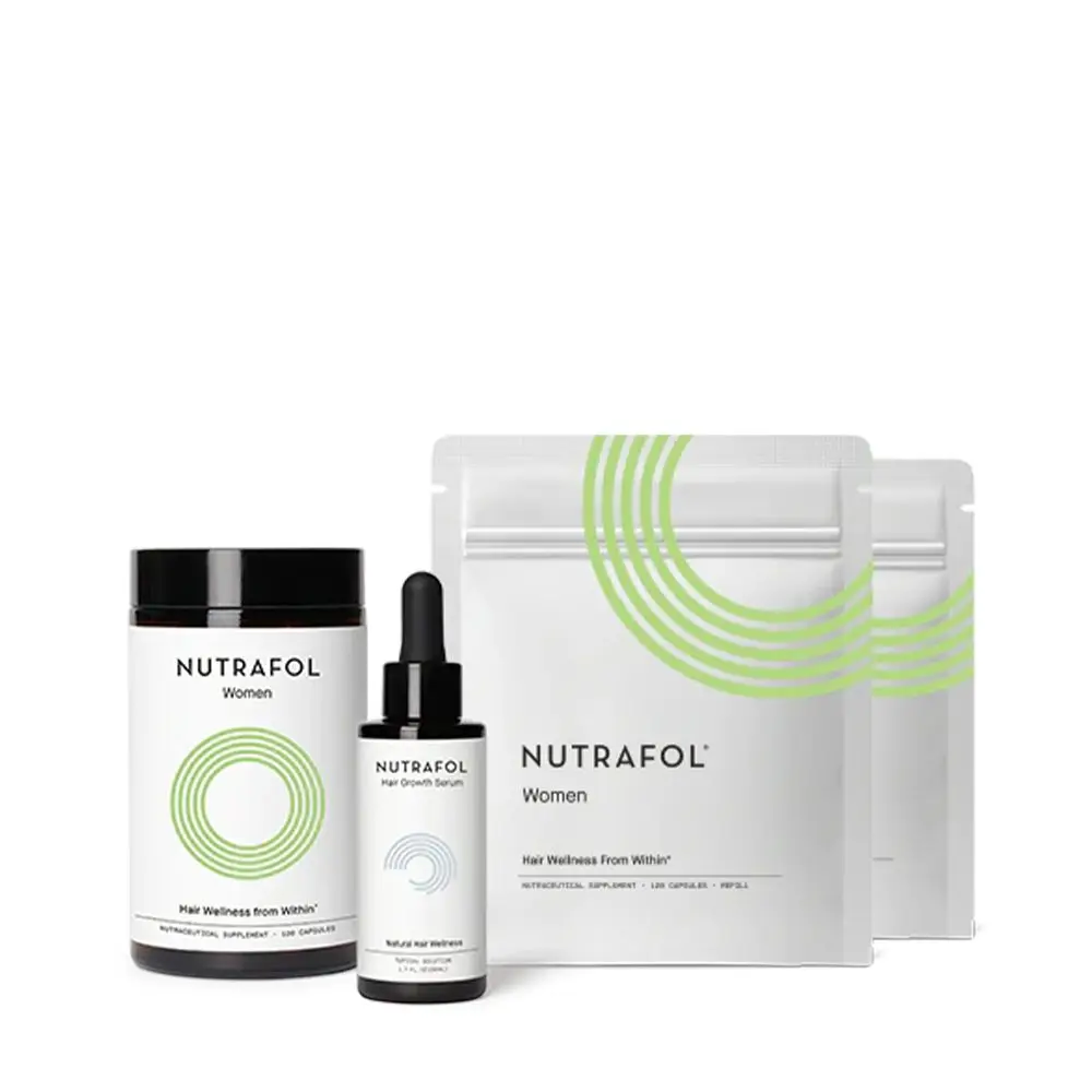 Nutrafol Women's Hair Growth Supplement Ages 18-44 Clinically Proven ...