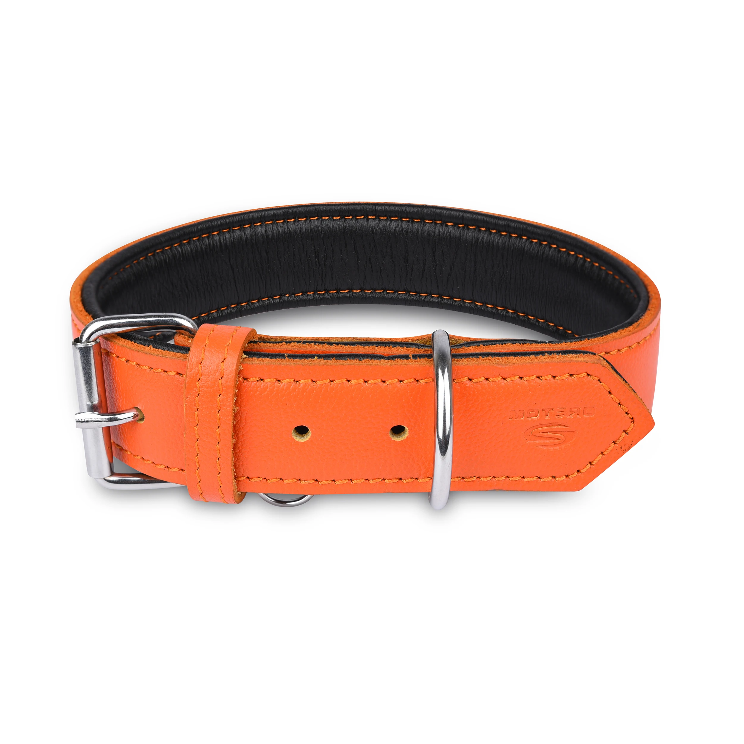 Real Leather Heavy Duty Padded Adjustable Dogs Collars Black Buy