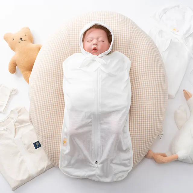 New Best Selling In Korea Hellowshine Baby Swaddle+baby Bonnet Set ...