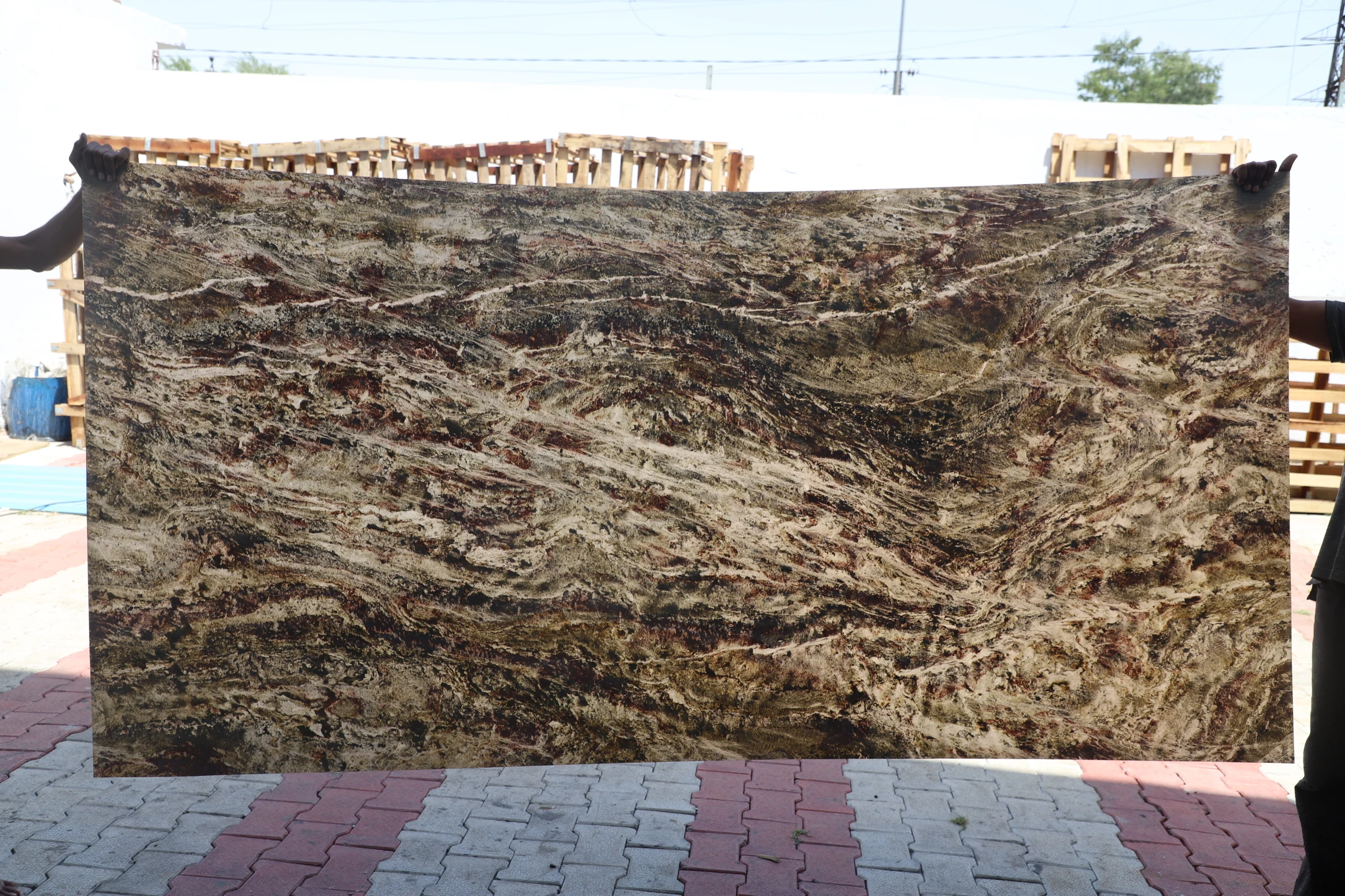 Oem Flexible Stone Veneer Indian Autumn Translucent Low Price Flexible