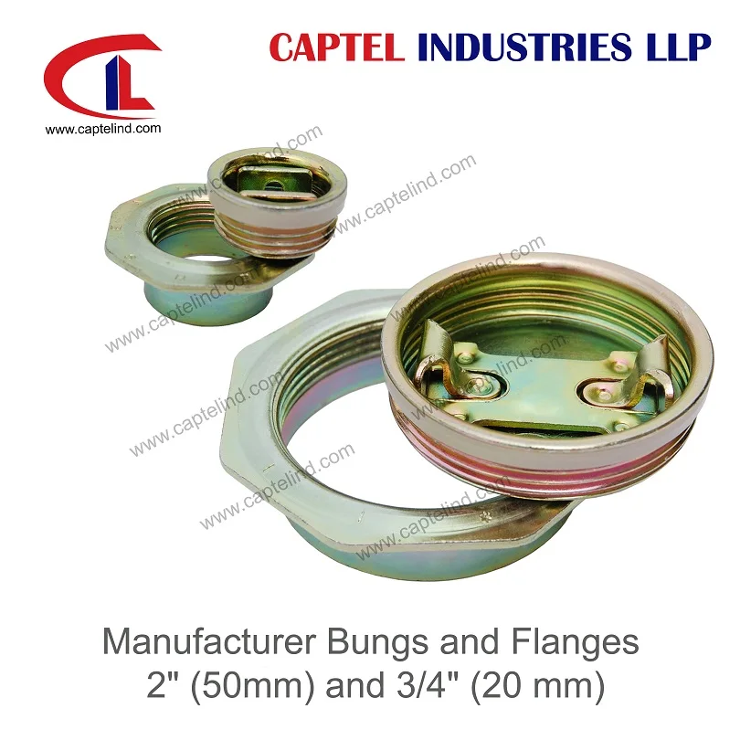 Bungs And Flanges For Oil Barrel Trisure Type Galvanized Steel Drum