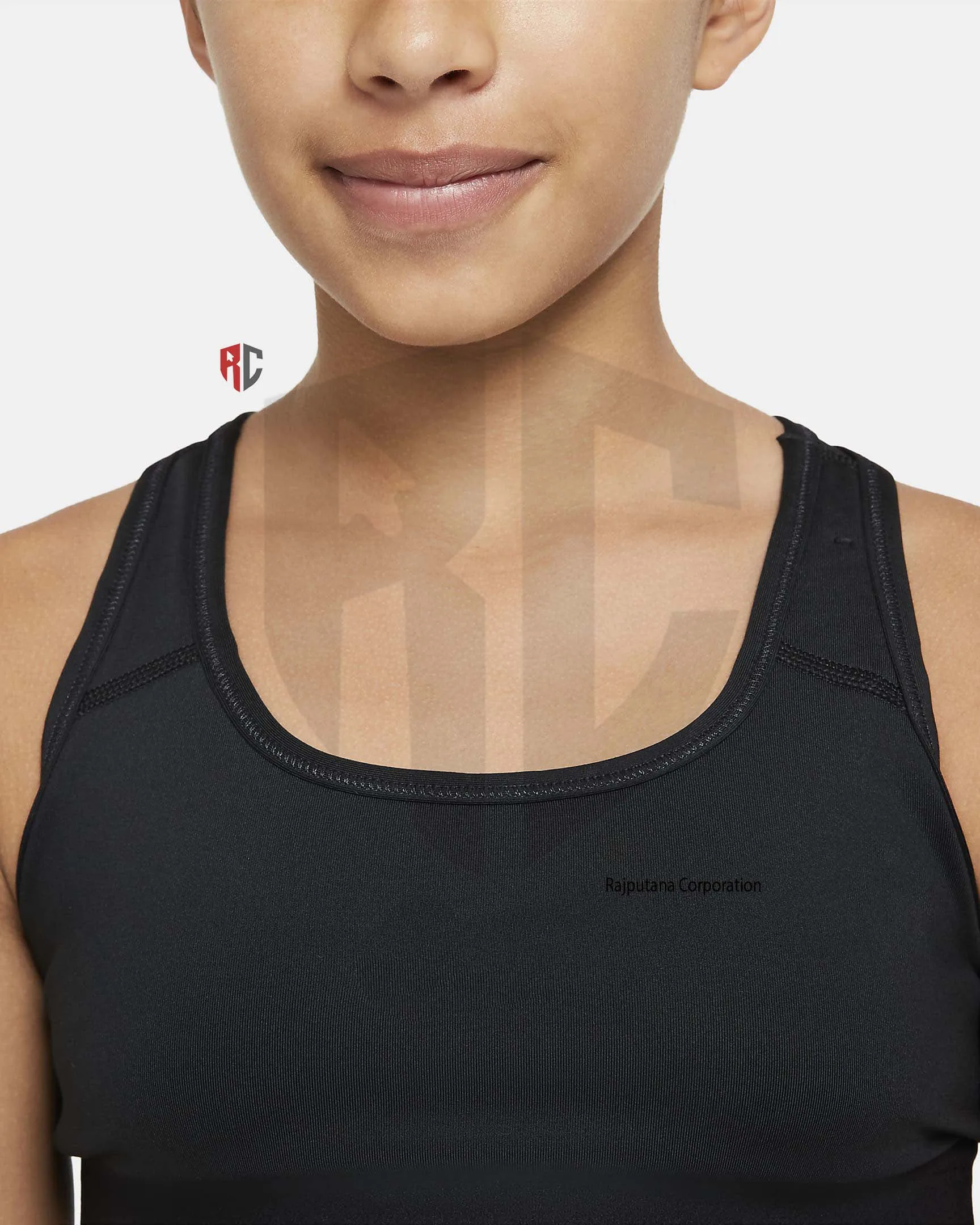 Adjustable Toddler Kids Sportswear Bra Gym Yoga Wear Racer Workout