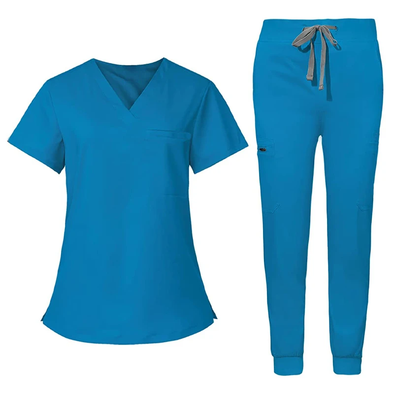 Pharmacy Medical Scrubs Uniforms Wholesale Hospital Jogger Scrub Sets Fashionable Custom Scrub