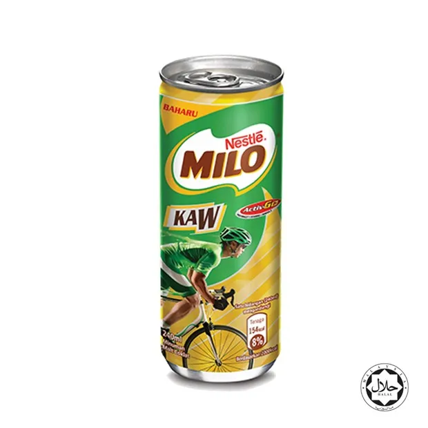 Milo Premix Beverages Chocolate Flavoured Malted Can Drinks (original