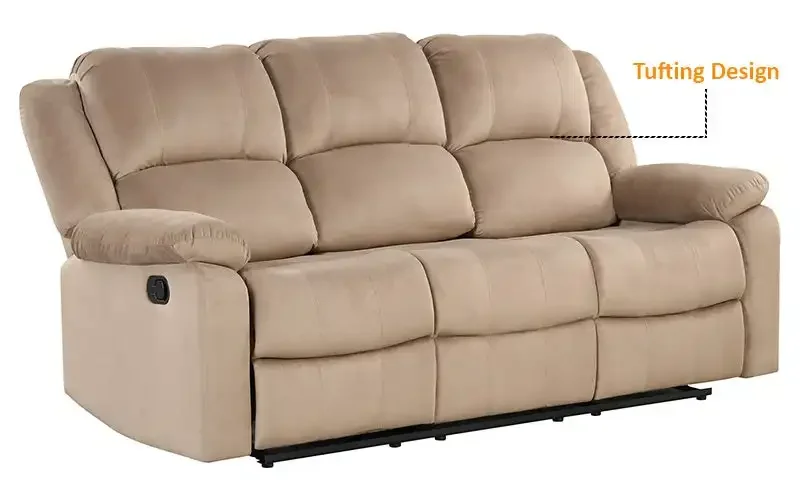 Fabric Recliner Sofa Malaysian Collection Buy Fabric Manual Recliner
