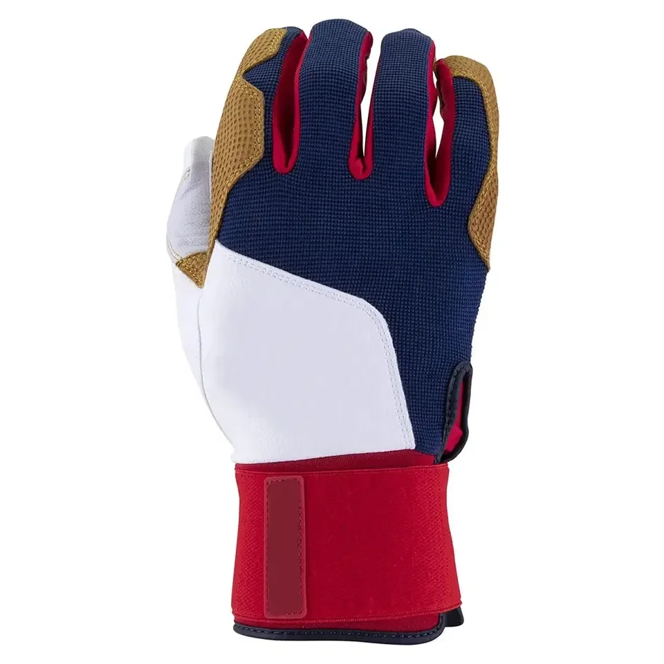 Full Wrap Wholesale Baseball Batting Gloves Custom Logo Design Baseball Gloves Men's Baseball