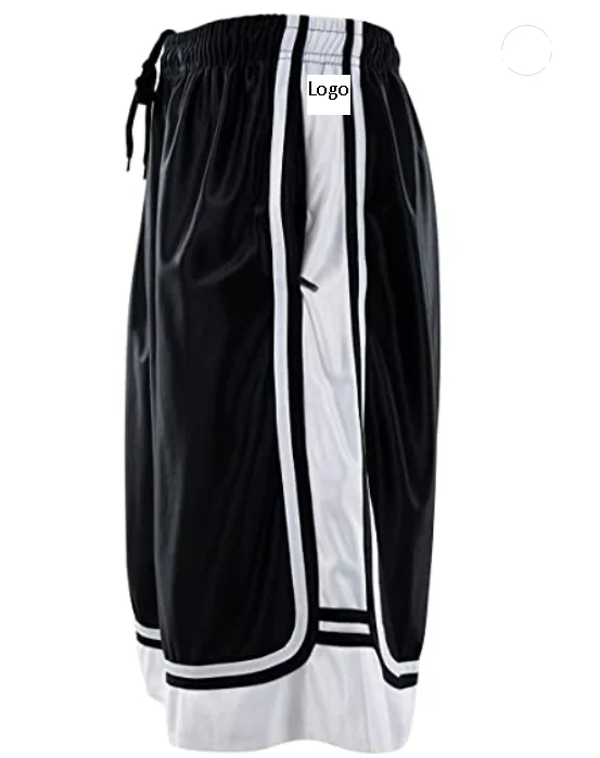 Mens Two Tone Training Basketball Shorts With Pockets Functional