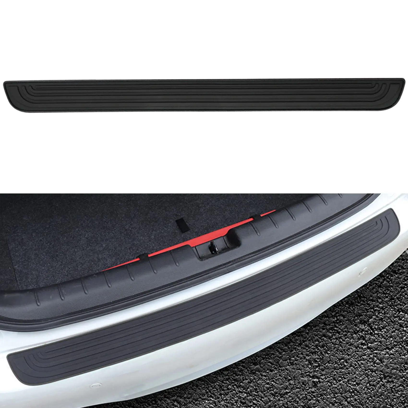 Car Rear Bumper Protector Guard Black