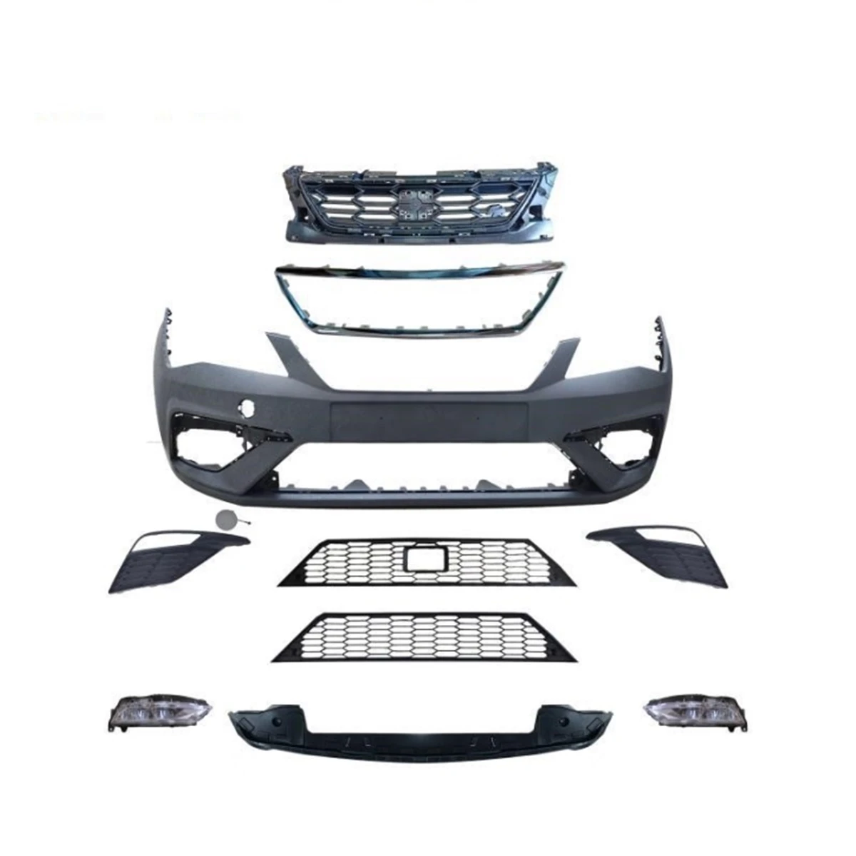Body Kit Front Bumper Grill Car Accessories Facelift Body Kit For