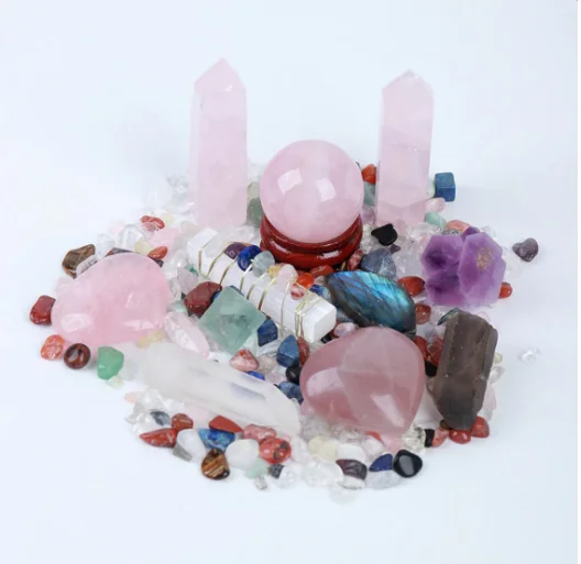 Best Quality Hot Sale Bulk Natural Crystal Set Healing Gemstone Collection Reiki Crystal Crafts